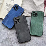 Leather TPU Bumper Case For iPhone 12 11 Series