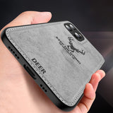 Magnetic Cloth Deer Case For Apple iPhone 11 12 Pro MAX