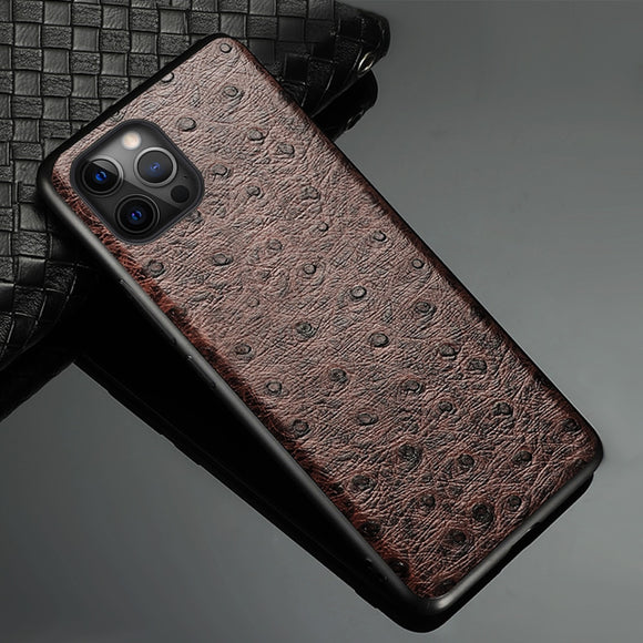 Genuine Leather 360 Full Protective Cover Case For iPhone 12 Series