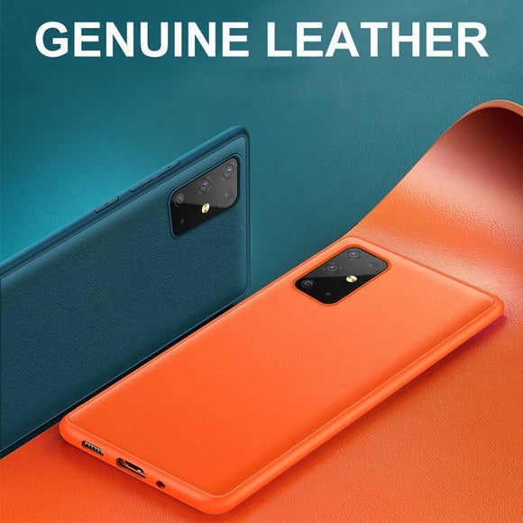 Original Genuine Leather Back Case for Samsung Galaxy S20