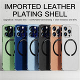 Magnetic PU Leather Case for iPhone 14 13 12 series