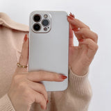 Metal Paint Soft Case for iPhone 13 12 11 Series