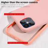 Liquid Silicone Thin Soft Case For iPhone 12 Series