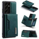 2021 Luxury Magnetic Removable Wallet Leather Case for Samsung Galaxy S21 Series