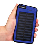 2018 Hot Search 20000mAh Dual-USB Waterproof Solar Power Bank