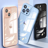 Luxury Transparent Shockproof Silicone Phone Case For iPhone 13 12 11 Series