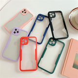 360 Full Clear Armor Shockproof Soft Bumper Case For iPhone 12 11 Series