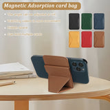 New Magnetic Magsafe Leather Wallet Card Bag Phone Case For iPhone 12 Series