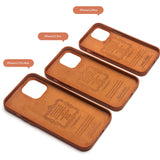 Fashion Slim Handmade Genuine Leather Phone Case for iPhone 12 Series