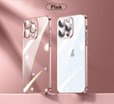 Ultra Thin Clear Plating Case for iPhone 14 13 12 series