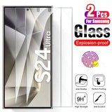 2Pcs Tempered Glass Full Screen Protection For Samsung Galaxy S24 series