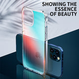 Optical Ice Crystal Colorful Clear Silicone Case For iPhone 13 12 series