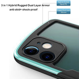 Luxury Hybrid Rugged Dual Layer Armor Transparent Case For iPhone 13 12 Series