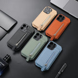 Zipper Wallet Phone Case for iPhone 13 12 11 Pro Max Mini