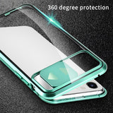 Magnetic Adsorption Metal Case Slide Protect Lens for iPhone 11 Series