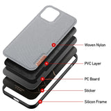 Nylon TPU Texture Full Protection Case For iPhone 12 11 Series
