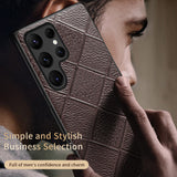Genuine Leather Shockproof Case For Samsung S22 S21 S20 Ultra Plus FE