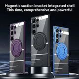 2-in-1 Magnetic Ring Metal Holder PC Case For Samsung Galaxy S23 series