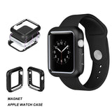Metal Hard Frame Protective Maget Case for Apple Watch Series
