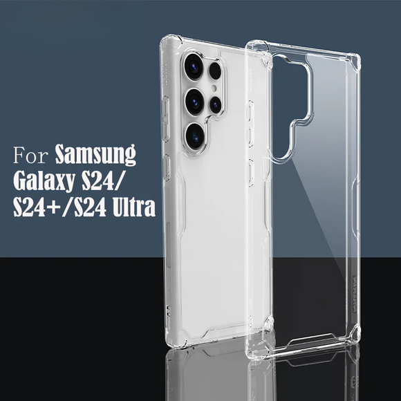 Transparent Clear TPU Frame Protection Case For Samsung S24 series