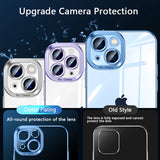 Luxury Transparent Plating Shockproof Case for iPhone 13 12 11 Pro Max