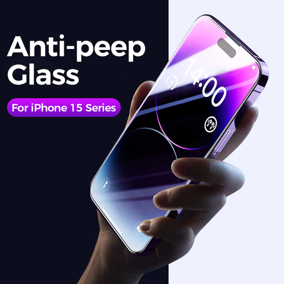 Privacy Screen Protector Anti Spy Tempered Protector Glass for iPhone 15 series