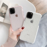 Luxury Shockproof Geometric Clear Soft Silicon TPU Phone Case For iPhone 11 Series