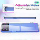 Clear Acrylic Anti Slip Protective Case for Samsung Galaxy Z Flip 3