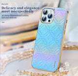 Gradient Leather Non Slip Case for iPhone 13 12 Pro Max