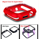 Metal Hard Frame Protective Maget Case for Apple Watch Series