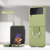 Protective Sleeve with Ring Shockproof Phone Case for Samsung Galaxy Z Flip 3