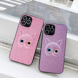 2021 Cartoon Cute Cat 3D Leather Case For iPhone 12 11 Series