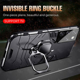 Shockproof Armor Magnetic Car Ring Stand Holder Cases For Samsung Galaxy S21 Ultra Plus