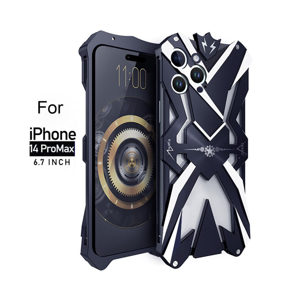Luxury Full Metal Armor Case For iPhone 14 series