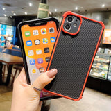 Luxury Ultra-thin Shockproof Anti-flip Anti-fingerprint Soft Silicone Phone case For iPhone 12 11 Series