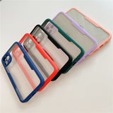 360 Full Clear Armor Shockproof Soft Bumper Case For iPhone 12 11 Series