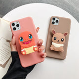 3D Cute Animal Soft Silicone Phone Case for iPhone 11 Series
