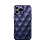 3D Honeycomb Pattern Laser Silicone Shockproof Case for iPhone 14 13 12 series