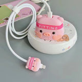 3D Cartoon Anime Character 20W USB Type C Lightning Charging Silicone Cable For iPhone
