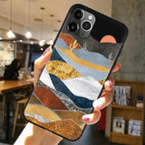 3D Relief Mountain Soft Silicone Case For iPhone 11 Series