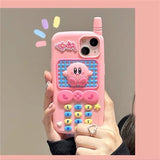 Cute Cool Cartoon Kirby Case For iPhone 14 13 12 series