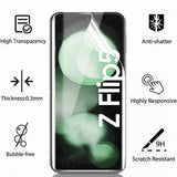 3 in 1 Hydrogel Film Camera Back Screen Protector Tempered Glass For Samsung Galaxy Z Flip 5