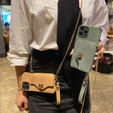 Purse Flannel Pattern Leather Bag Case for iPhone 13 12 11 Pro Max