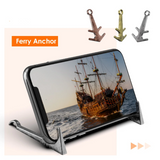 Anchors Shape Universal Mini Cellphone Holder Magnetic Tablet Bracket Desktop Stand For iPhone Samsung Xiaomi Huawei