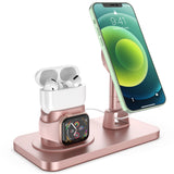 3 in 1 Magnetic Wireless Charger Fast Charging Station For iPhone 12 Apple Watch Airpods
