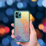 3D Flower Emboss Ultra thin Matte Case For iPhone 12 11Series