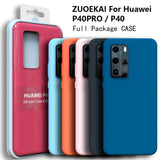 High Quality Soft Touch Silky Silicone Protective Case For Huawei Smartphone