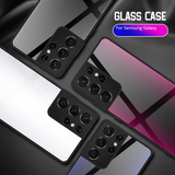 Tempered Glass Case for Samsung Galaxy S23 S22 series