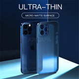 Ultra Thin PP Clear Shockproof Matte Case For iPhone 12 11 Pro Series
