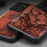 Carveit 3D Carved Wooden Case For Samsung Galaxy S21 Ultra Plus